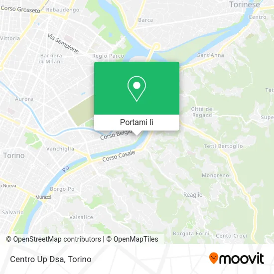 Mappa Centro Up Dsa