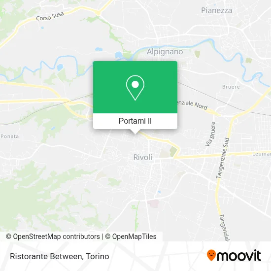 Mappa Ristorante Between