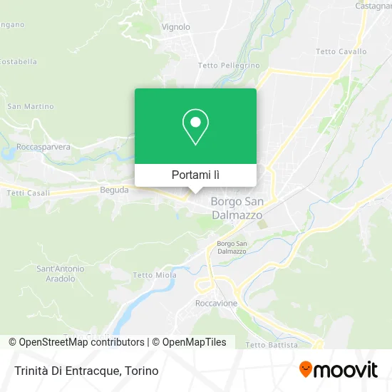 Mappa Trinità Di Entracque