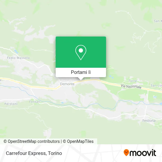 Mappa Carrefour Express