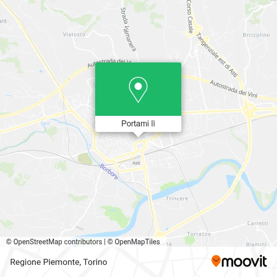 Mappa Regione Piemonte