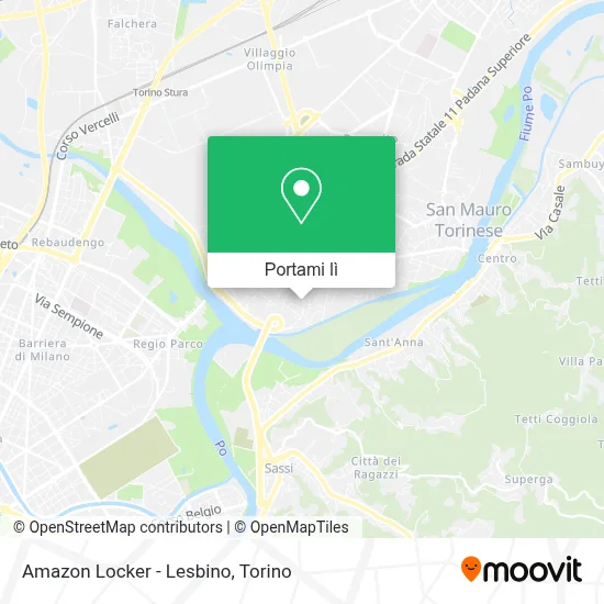 Mappa Amazon Locker - Lesbino