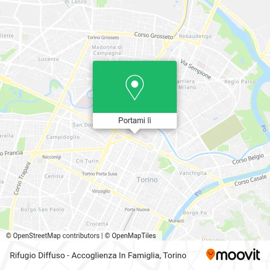 Mappa Rifugio Diffuso - Accoglienza In Famiglia