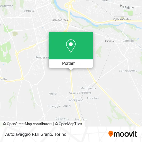 Mappa Autolavaggio F.Lli Grano