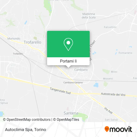 Mappa Autoclima Spa