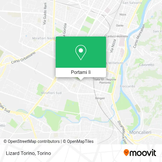 Mappa Lizard Torino