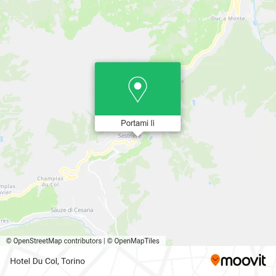 Mappa Hotel Du Col