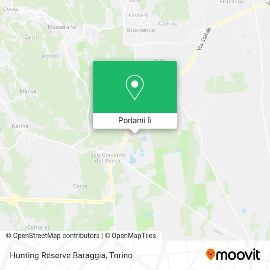 Mappa Hunting Reserve Baraggia