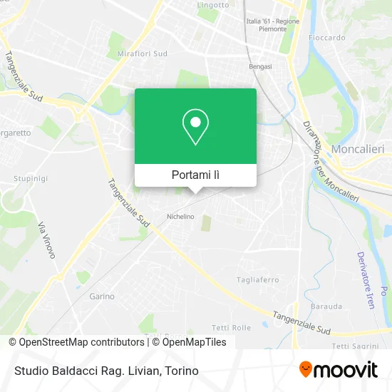 Mappa Studio Baldacci Rag. Livian