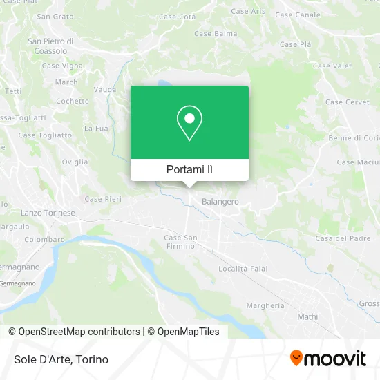 Mappa Sole D'Arte
