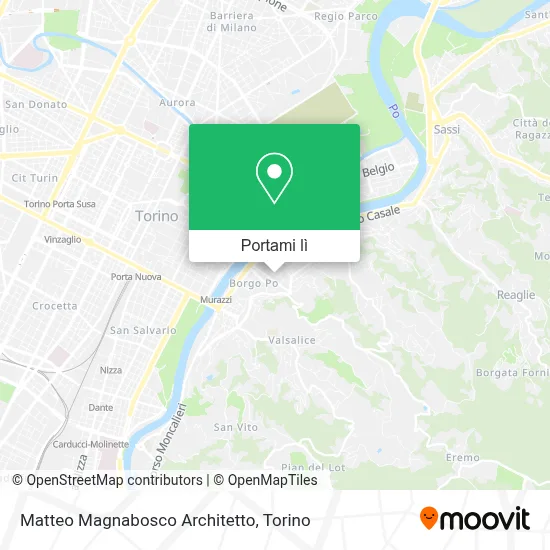 Mappa Matteo Magnabosco Architetto