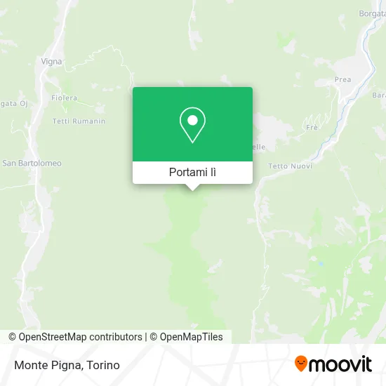 Mappa Monte Pigna