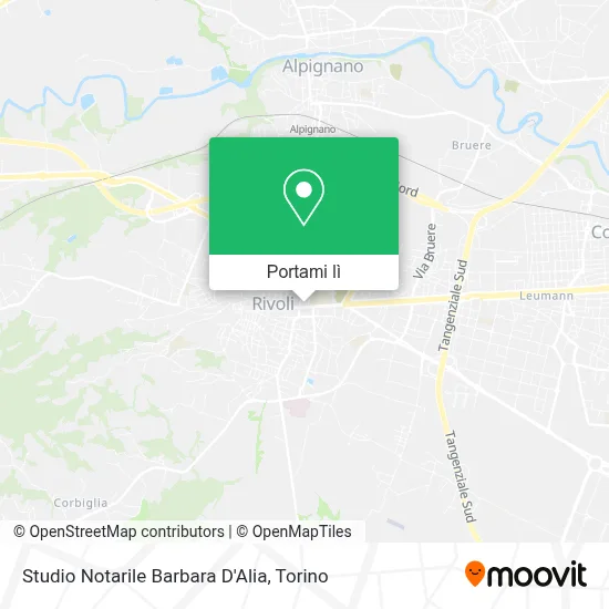 Mappa Studio Notarile Barbara D'Alia