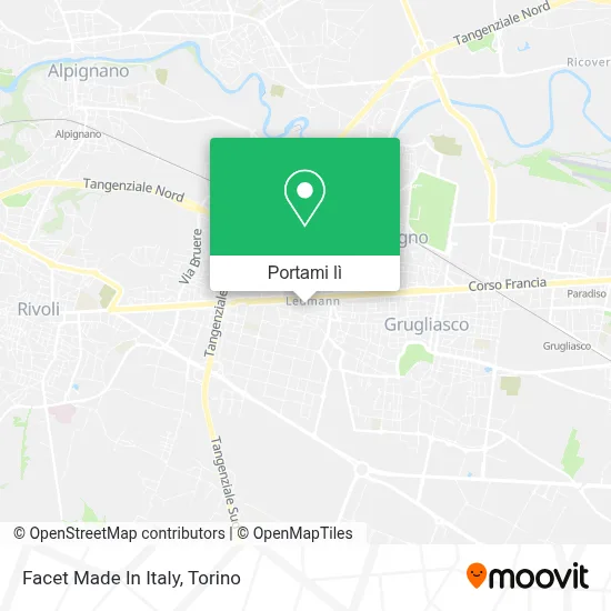 Mappa Facet Made In Italy