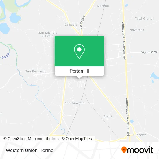 Mappa Western Union