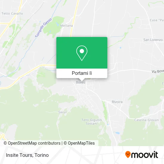 Mappa Insite Tours
