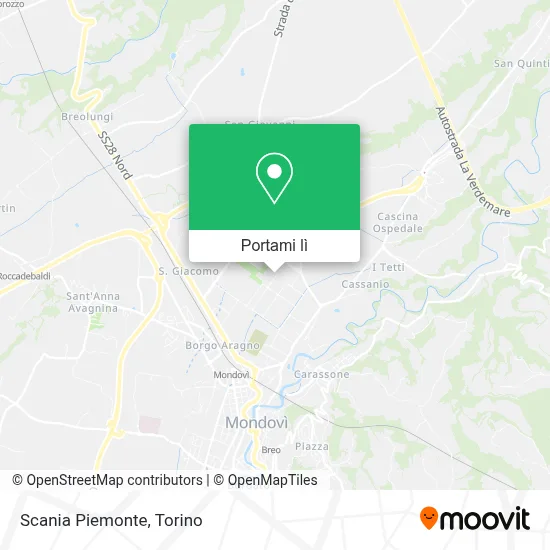 Mappa Scania Piemonte