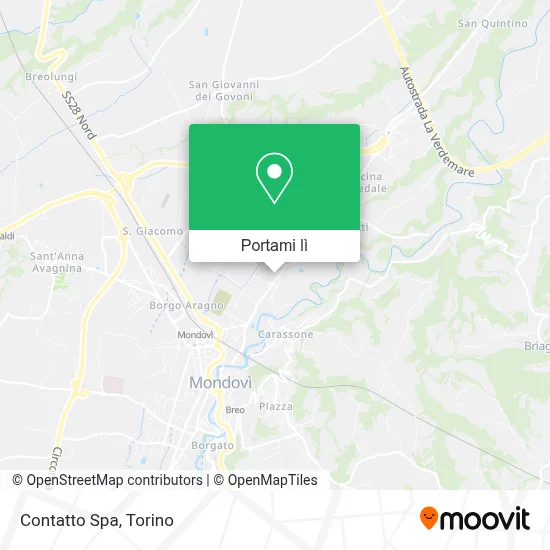 Mappa Contatto Spa
