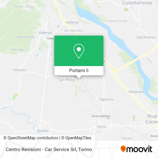 Mappa Centro Revisioni - Car Service Srl