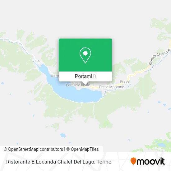 Mappa Ristorante E Locanda Chalet Del Lago