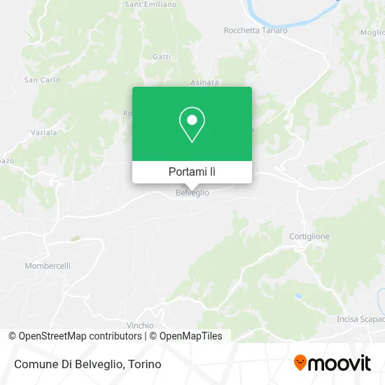 Mappa Comune Di Belveglio