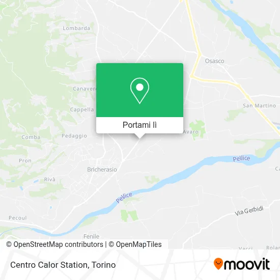 Mappa Centro Calor Station