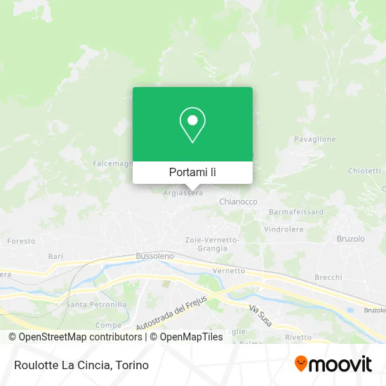 Mappa Roulotte La Cincia