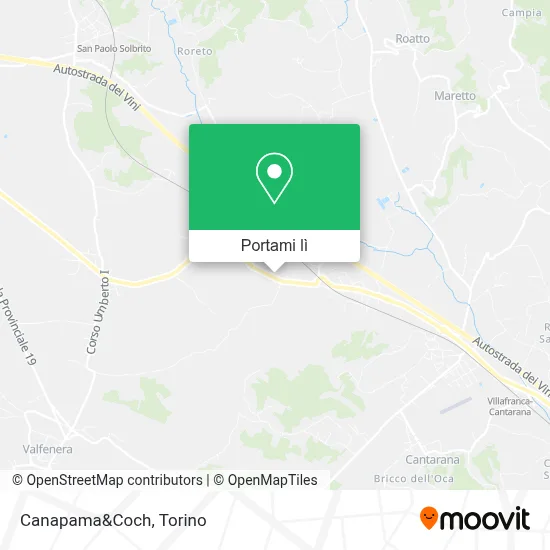 Mappa Canapama&Coch