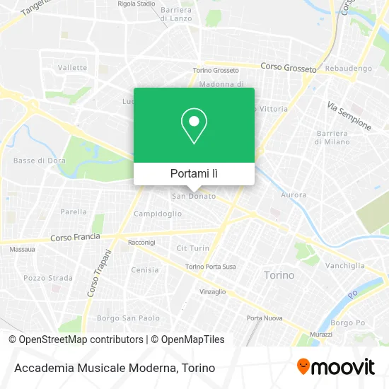 Mappa Accademia Musicale Moderna