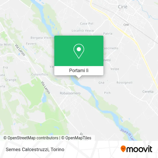 Mappa Semes Calcestruzzi