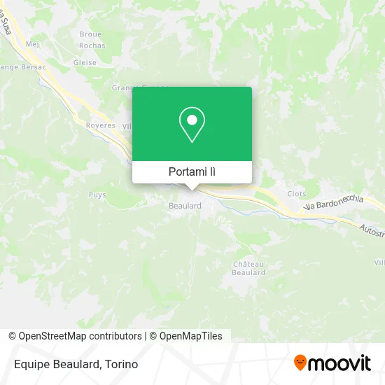 Mappa Equipe Beaulard