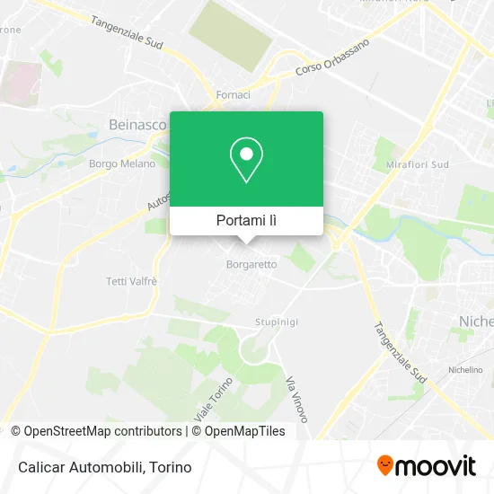 Mappa Calicar Automobili