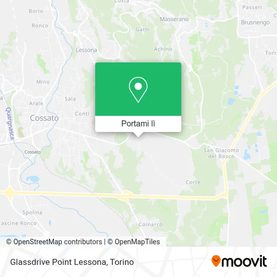 Mappa Glassdrive Point Lessona