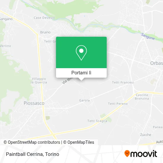 Mappa Paintball Cerrina