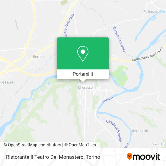 Mappa Ristorante Il Teatro Del Monastero