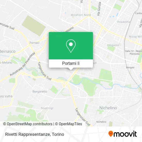 Mappa Rivetti Rappresentanze