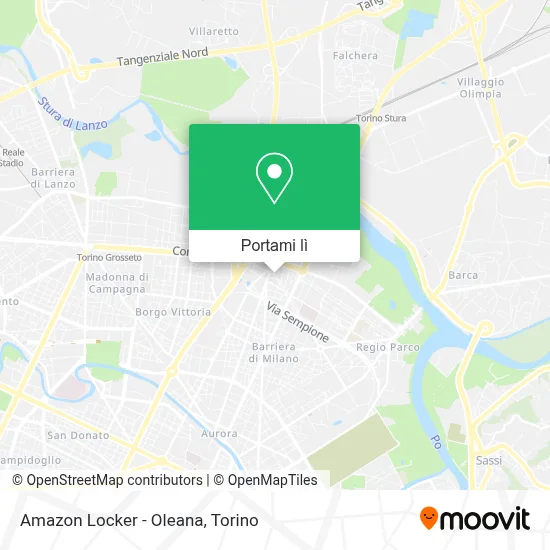 Mappa Amazon Locker - Oleana