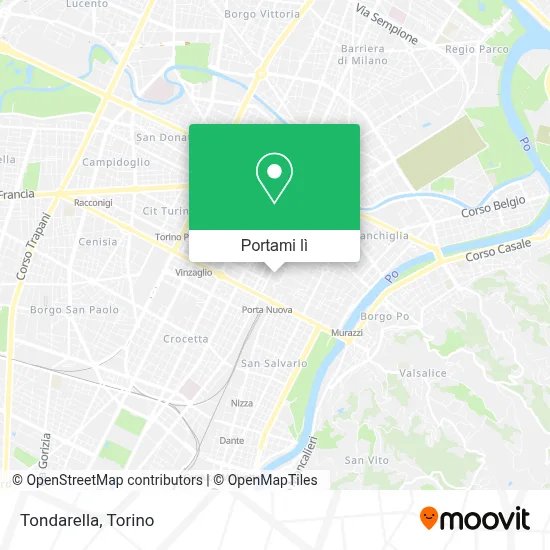 Mappa Tondarella