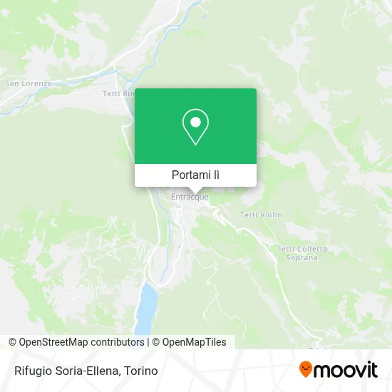 Mappa Rifugio Soria-Ellena