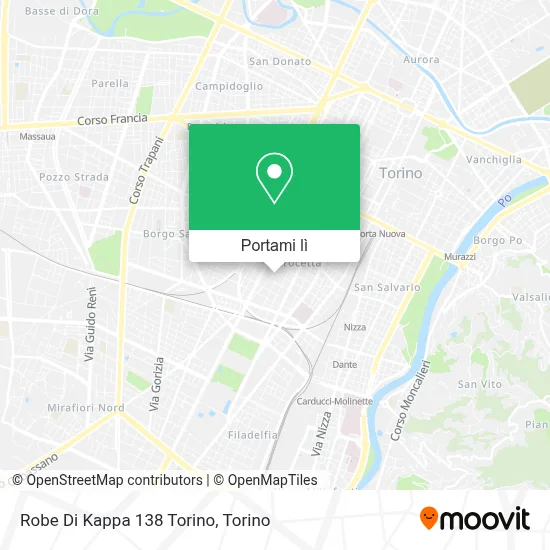 Mappa Robe Di Kappa 138 Torino
