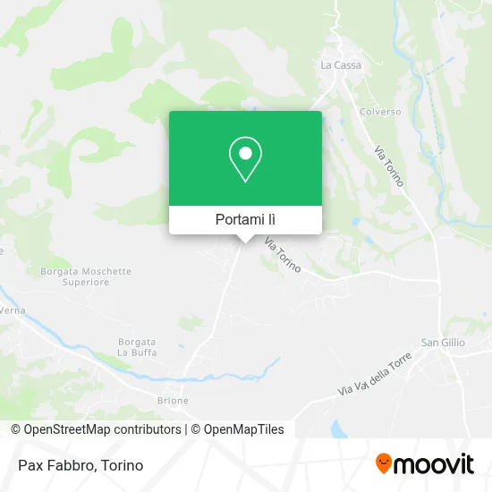 Mappa Pax Fabbro