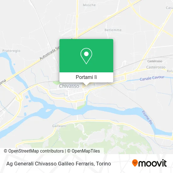 Mappa Ag Generali Chivasso Galileo Ferraris