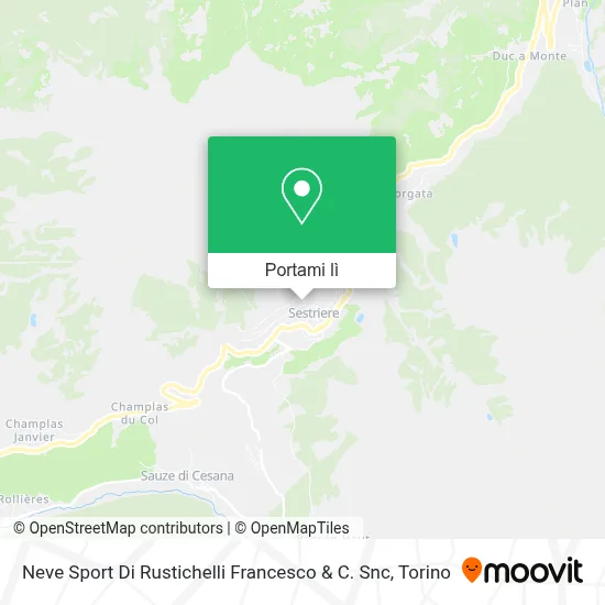 Mappa Neve Sport Di Rustichelli Francesco & C. Snc