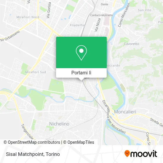 Mappa Sisal Matchpoint