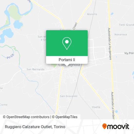 Mappa Ruggiero Calzature Outlet