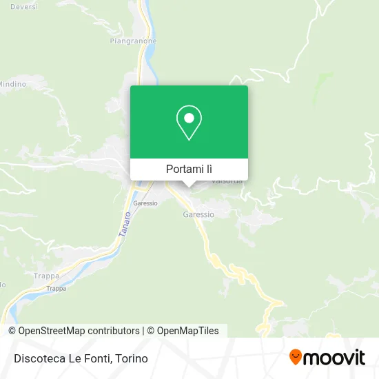 Mappa Discoteca Le Fonti