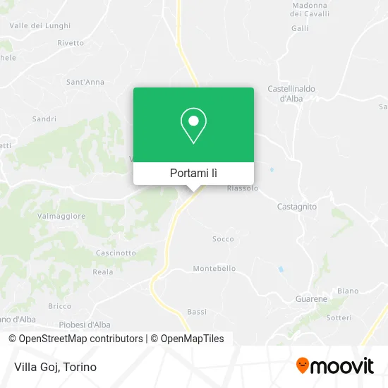 Mappa Villa Goj
