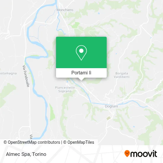Mappa Almec Spa