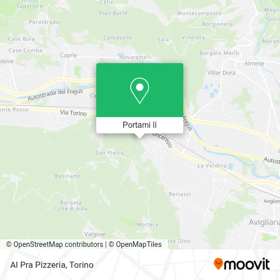 Mappa Al Pra Pizzeria