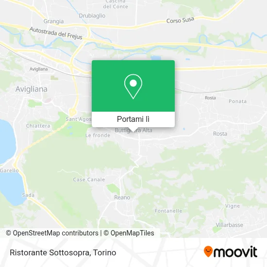 Mappa Ristorante Sottosopra